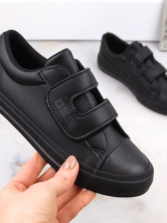 Big Star Kids Sneakers with Scratch Black