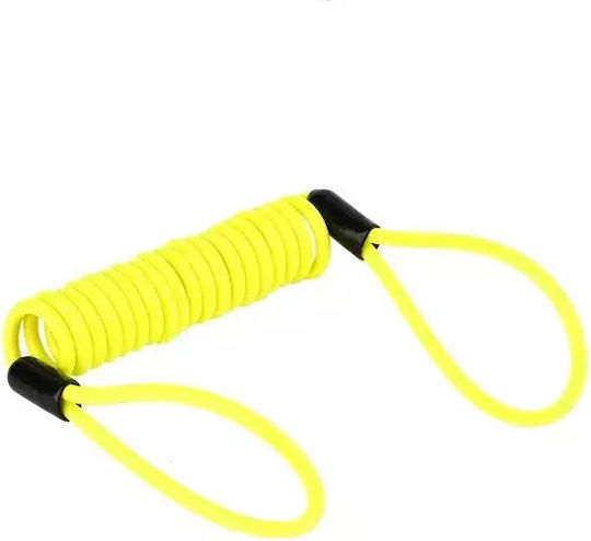 Luma Motorcycle Lock Reminder Cable in Yellow