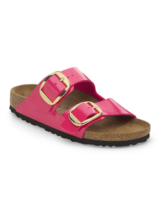 Birkenstock Arizona Big Buckle Women's Flat Sandals in Pink Color Narrow Fit