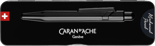 Caran D'ache Mechanical Pencil for Drawing Metallic 1pcs Black