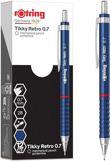 Rotring Tikky Retro Mechanical Pencil Metallic Blue