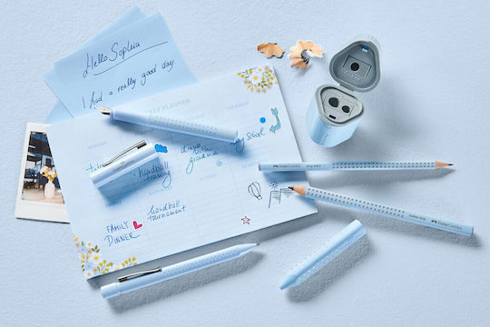 Faber-Castell Grip 2010 Mechanical Pencil for Drawing Metallic 1pcs Light Blue