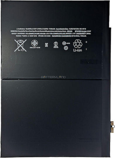 Ipad Air Συμβατή Μπαταρία 7340mAh για Apple iPad Air 2