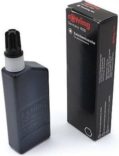 Rotring Sticle de Drawing Ink Black Cerneală de schimb pentru rapidograf în culoarea Negru 23ml