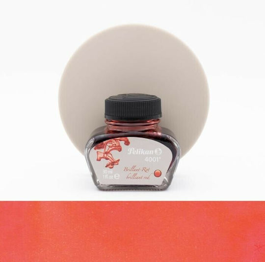 Pelikan 4001 Replacement Ink for Fountain Pen Red 30ml