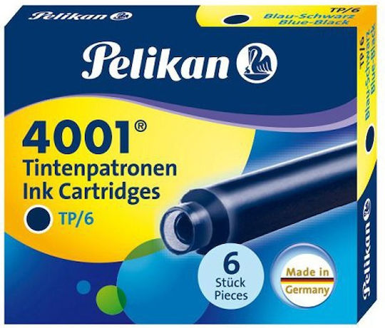 Pelikan Cartridges 4001 Τρ/6 Blue-black 4012700301185