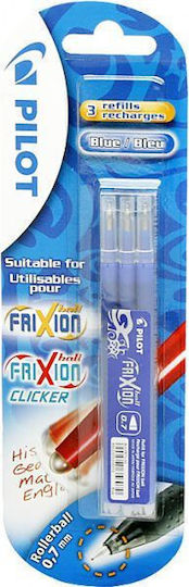 Pilot Frixion Ball 3 Ανταλλακτικά Μελάνια για Στυλό Μπλε