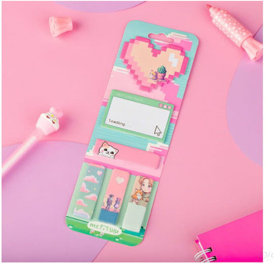 Pixel Love Haftnotiz-Lesezeichen 120 Stück Meshu