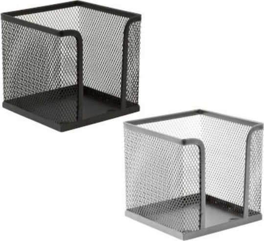 Μεταλλική Θήκη Χαρτιών σε Μαύρο Χρώμα 9.5x8x9.5εκ. 1τμχ