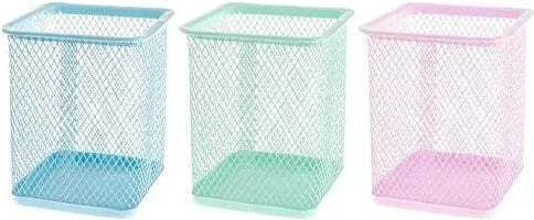 Metallic Pencil Holder in Pink Color 1pcs Length 10cm