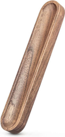 Hölzern Stifthalter in Braun Farbe 1Stück Länge 16cm
