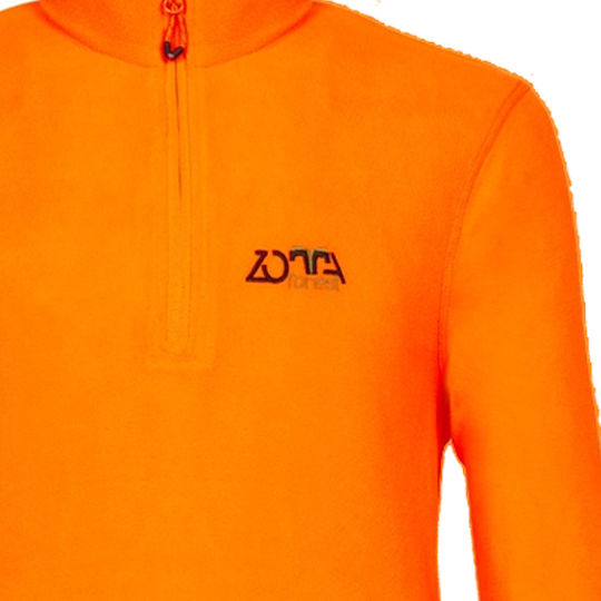 Zotta Forest Tempus Pullover Fleece in Orange color