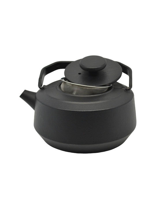 Ankor Teapot with Filter Cast Iron in Gray Color 900ml