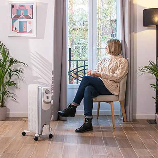 Cecotec Readywarm 7000 Space 360º Καλοριφέρ Λαδιού με 7 φέτες 1500W