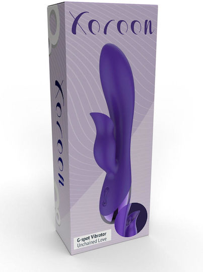Scala Unchained Love Δονητής Rabbit με Απομακρυσμένο Έλεγχο 19cm Μπλε