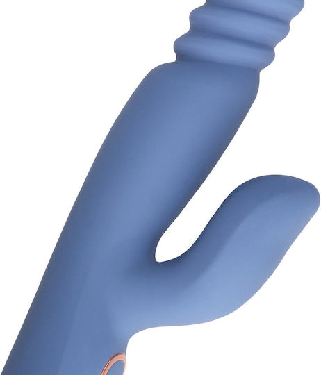 Shots Loveline Δονητής Rabbit 24cm Blue Nova