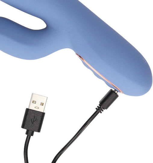 Shots Loveline Δονητής Rabbit 24cm Blue Nova