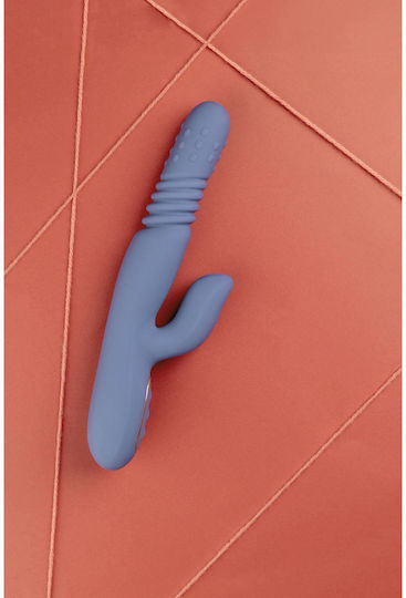 Shots Loveline Δονητής Rabbit 24cm Blue Nova