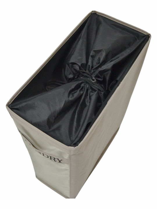 Ankor Καλάθι Απλύτων Υφασμάτινο 40lt 40x40x60cm Μπεζ