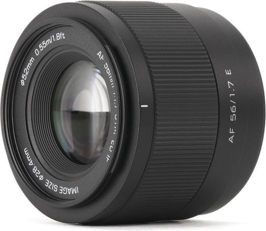 Viltrox Crop Camera Lens AF 56mm f/1.7 Fixed for Sony E Mount Black