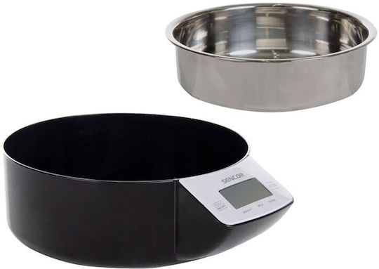 Sencor SKS 4030 Ψηφιακή Ζυγαριά Κουζίνας με Κάδο έως 5kg Black