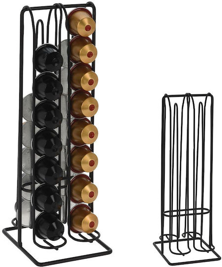 Koopman K-M 404002460 Metal Capsule Stand for 32 Nespresso Pods 12x10x29cm
