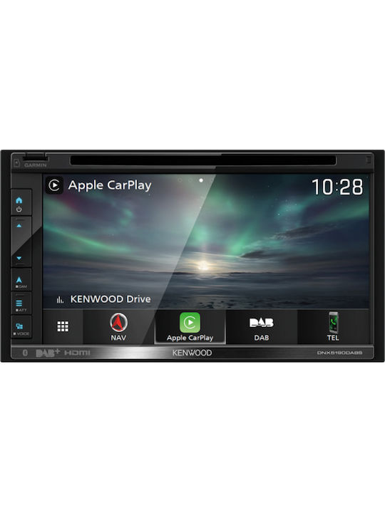 Kenwood Car Audio System 2DIN (Bluetooth/USB) with Touch Screen 6.8"