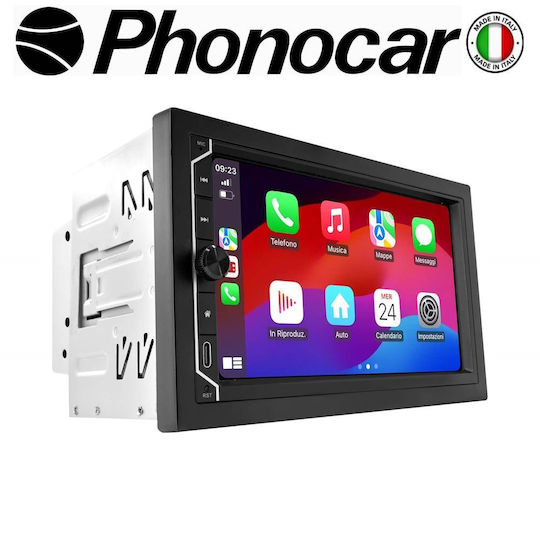 Phonocar Ηχοσύστημα Αυτοκινήτου (Bluetooth/USB/WiFi/GPS/Apple-Carplay/Android-Auto) με Οθόνη Αφής 7"
