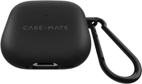 Case-Mate Σετ Θήκη & Anti-Lost Strap με Γάντζο σε Μαύρο χρώμα για Apple AirPods 4