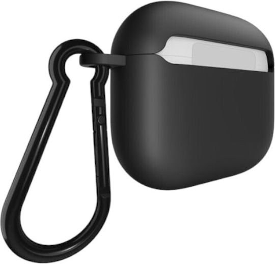 Case-Mate Σετ Θήκη & Anti-Lost Strap με Γάντζο σε Μαύρο χρώμα για Apple AirPods 4