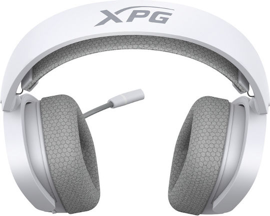 Adata PRECOG Over Ear Gaming Headset με σύνδεση 3.5mm Λευκό