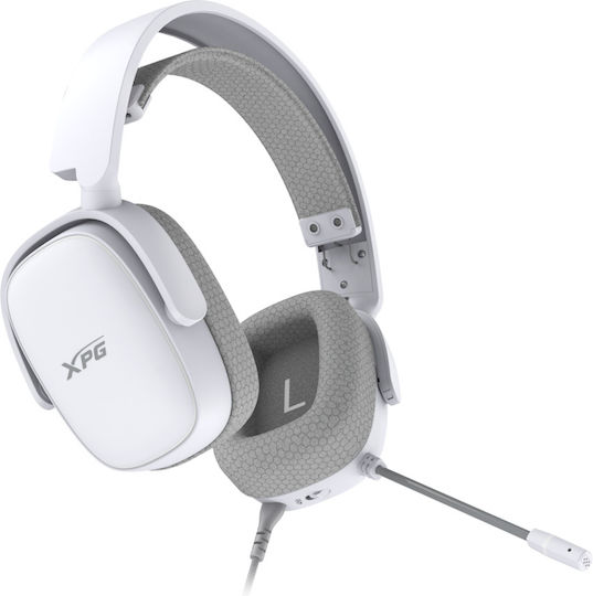 Adata PRECOG Over Ear Gaming Headset με σύνδεση 3.5mm Λευκό