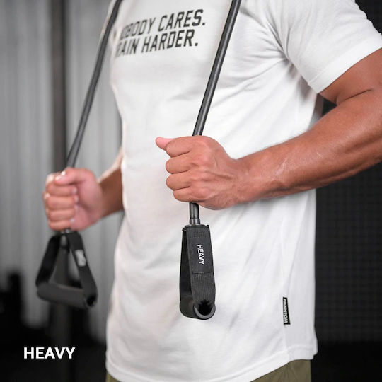 Phantom Resistance Band Gymtube Hard with Handles Black 1.65m
