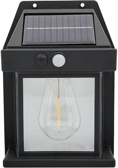 Set de 3 Lămpi Solare de Perete 2W 600lm Impermeabile IP65 pentru Grădină sau Casă Negru