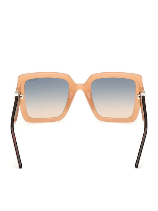 Guess Guess Women's Sunglasses with Black Horn-Rimmed Frame and Blue Gradient Lenses GU00103 57P