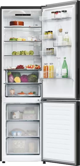 Candy Fridge-Freezer 409lt Total NoFrost H205xW59.5xD66.7cm Black CNCQ2T620EB