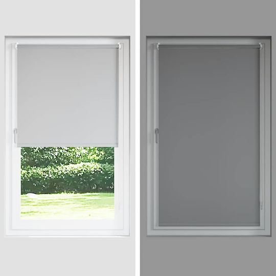 vidaXL Roller Blinds Total Blackout Gray W50xH175cm 4011404