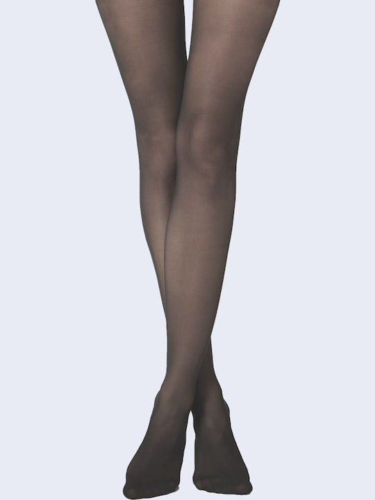 Ciorapi dama 15 Den cu Stitch Off Black