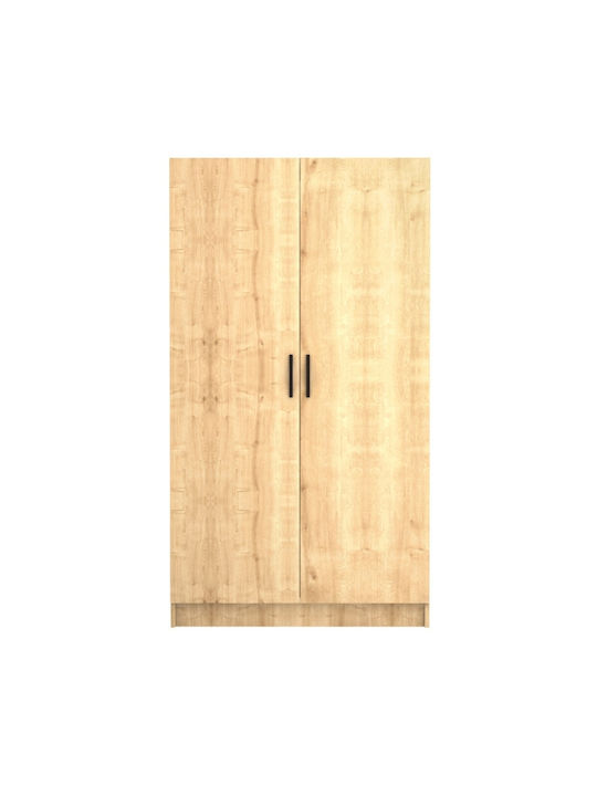 Doppeltür Kleiderschrank Victoria Natural Beech 100x60x181cm