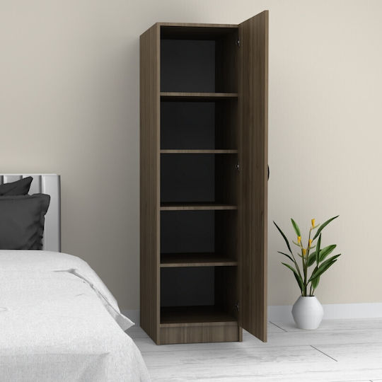 Single Door Wardrobe Victoria Walnut 50x60x181cm