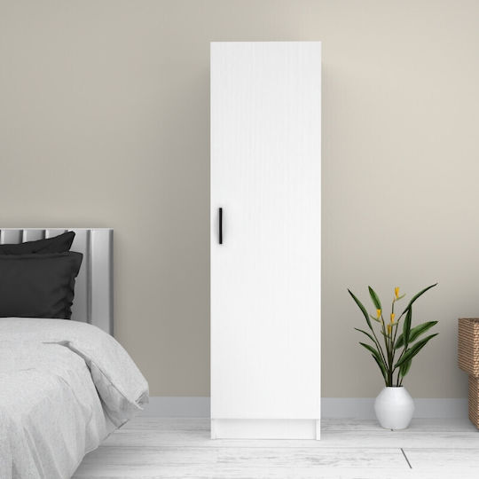 Einzeltür Kleiderschrank Victoria White 50x60x181cm