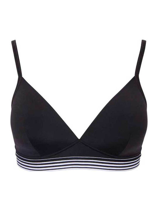 Athletic Athletic Bra with Light Padding Black