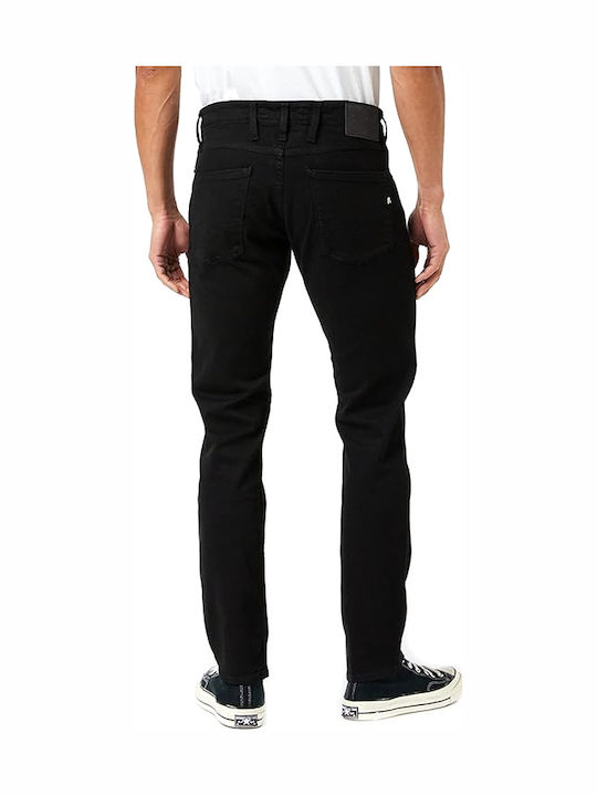 Replay Anbass Men's Jeans Pants Elastic Slim Fit Black
