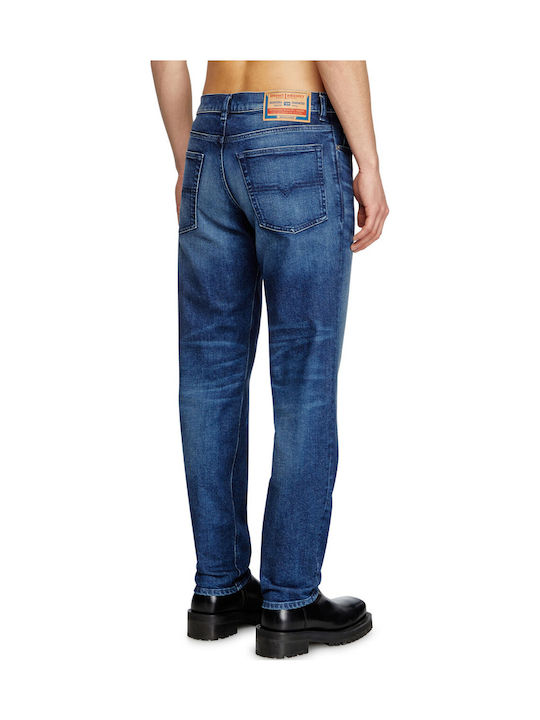 Men's Jeans Pants with Regular Tapered Fit Beige