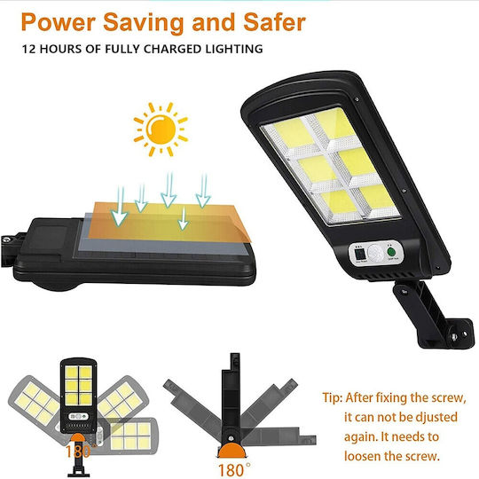 Lampă Solară Stradală cu Senzor de Mișcare IP65