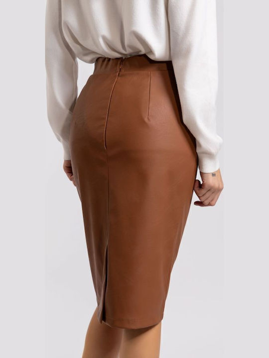 Leder Rock Beige