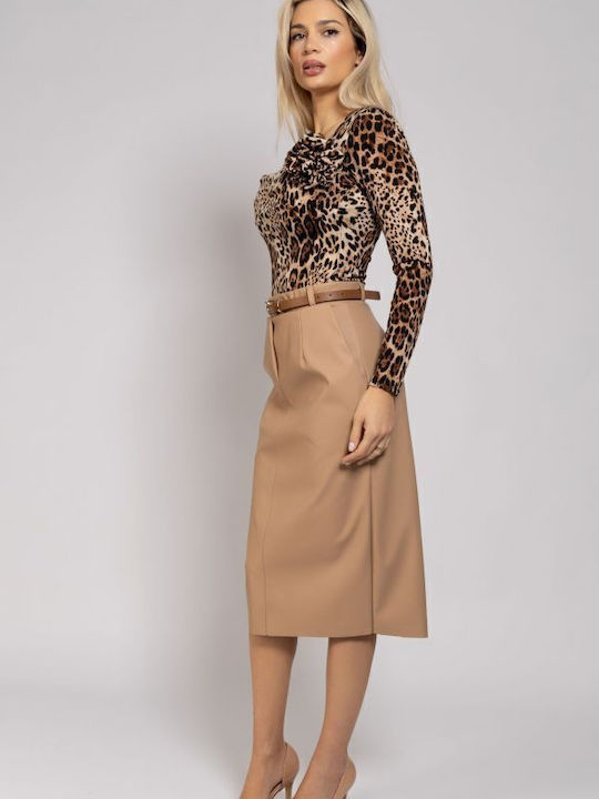 Leder Rock Beige