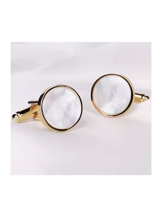 Martin & Co Butoni de culoare Alb