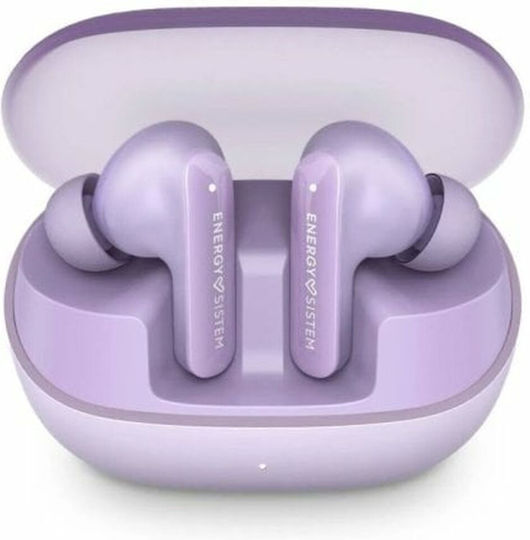 Energy Sistem Serenity ANC In-ear Bluetooth Handsfree Earphones with Sweat Resistance and Charging Case Purple