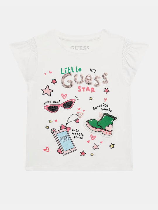 Guess Children's T-shirt White